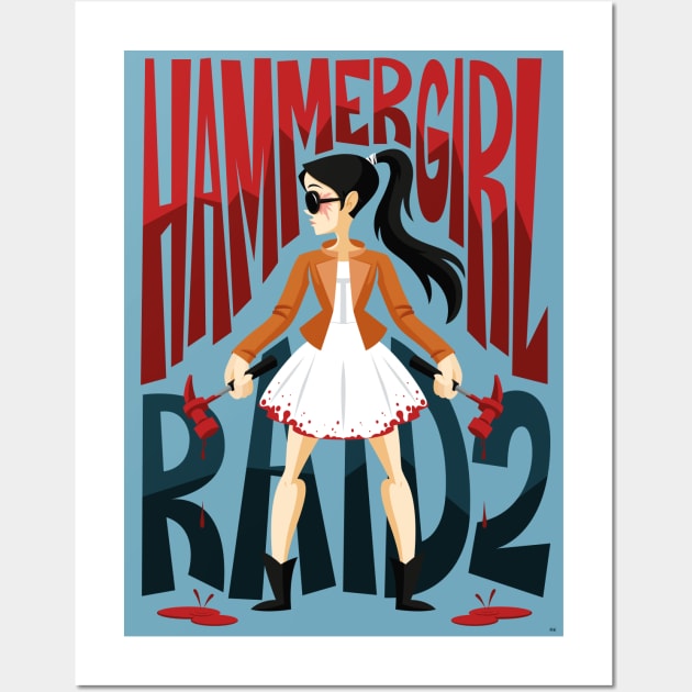 Hammer Girl Wall Art by nocturnallygeekyme